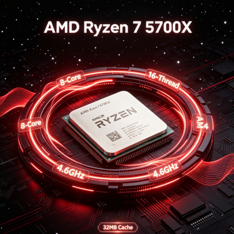 Amd Cpu Ryzen 7 - AMD Ryzen 7 5700X 8 Core
