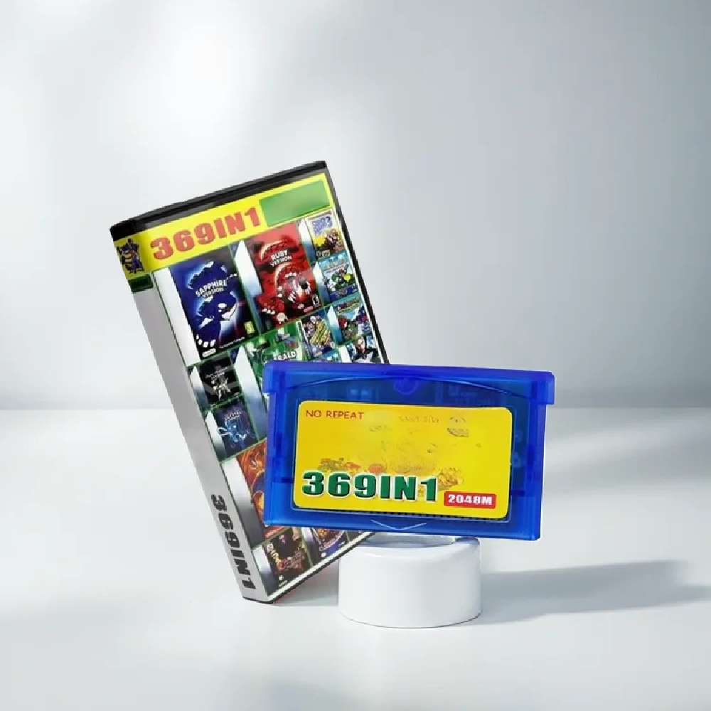 Retro Gaming Download - 369 in 1 GBA Game Cartridge