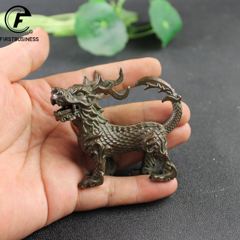 Retro Gaming Decor - Copper Chinese Ancient Beast Gluttonous kirin