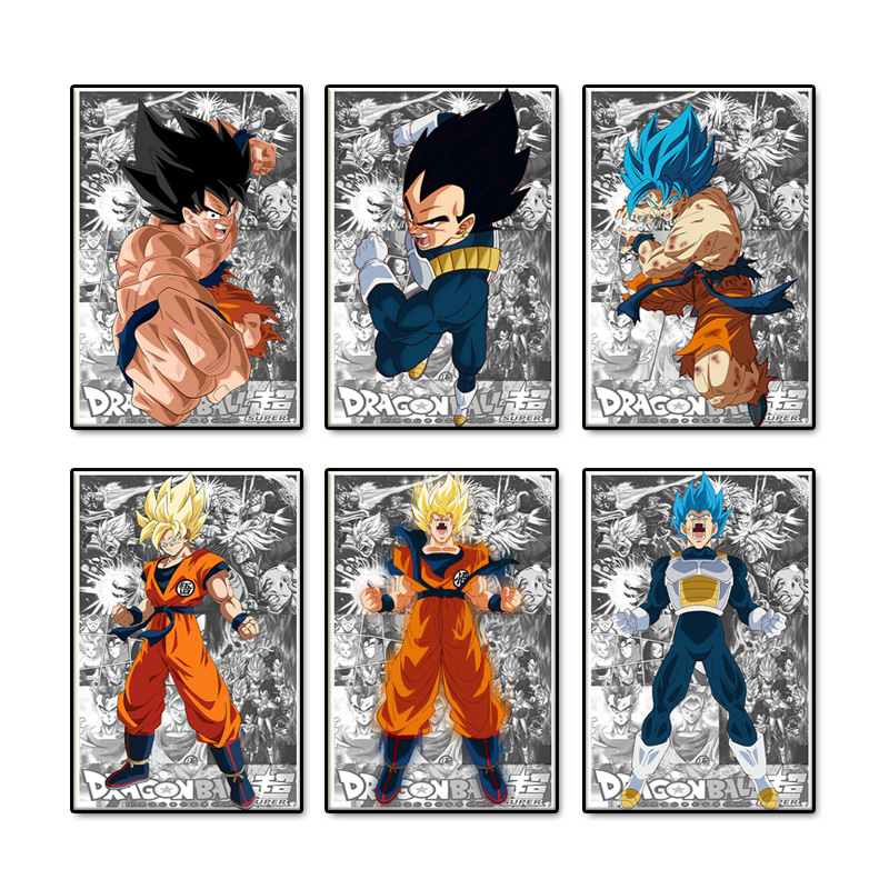Retro Gaming Art - Japanese Classic Anime Dragon Ball Goku