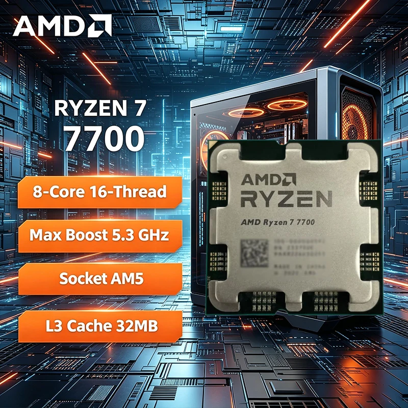 Amd Cpu Ryzen 7 - AMD Ryzen 7 7700 R7 7700