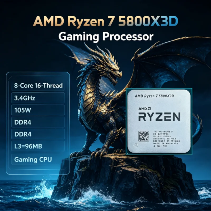 Amd Cpu Ryzen 7 - AMD R7 5800X3D 96 MB 8-Core