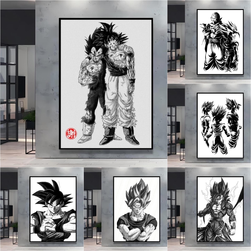 Retro Gaming Art - Japanese Classic Anime Dragon Ball Poster