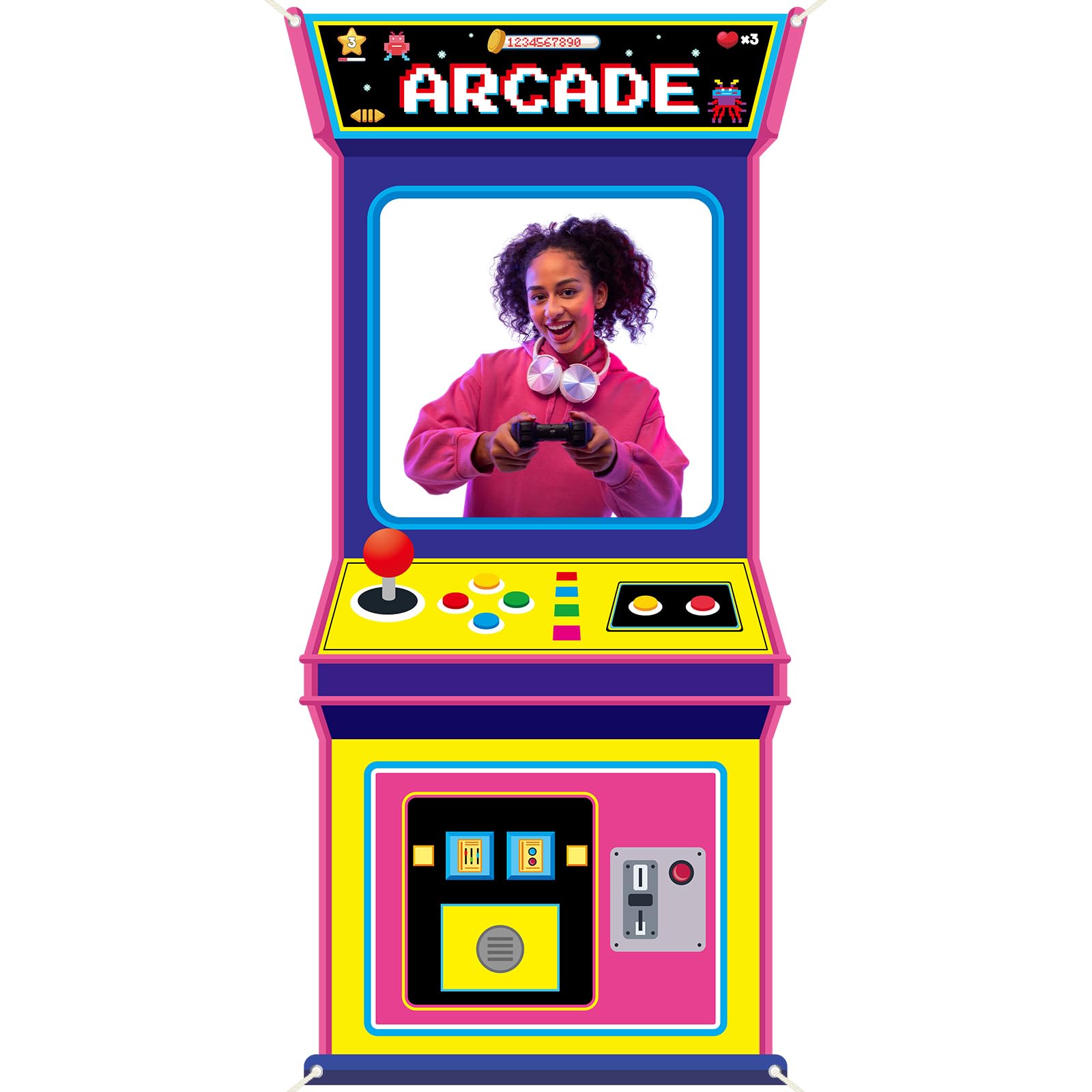 Retro Video Gaming Fabric Arca - Retro Gaming Decor recension och pris