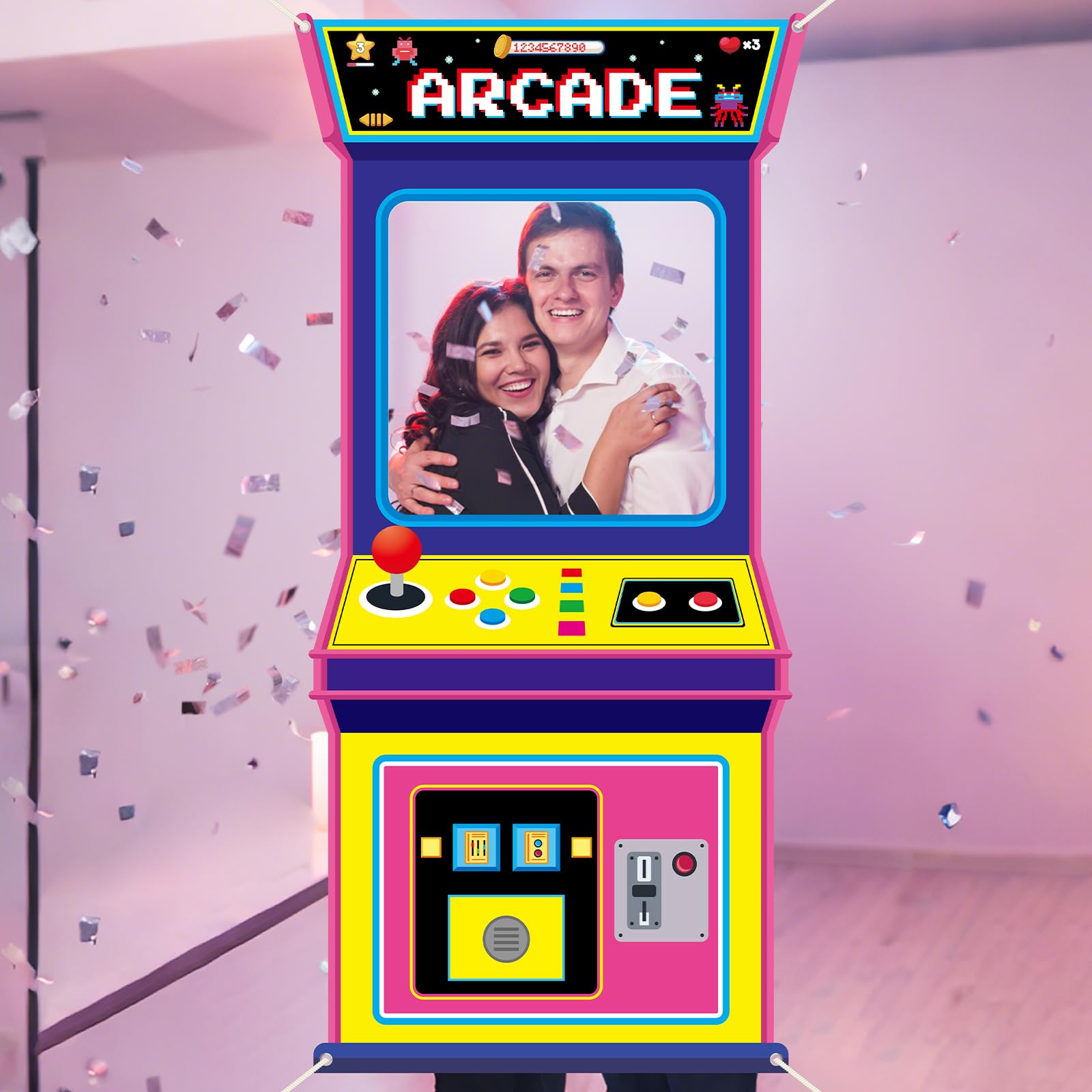 Retro Video Gaming Fabric Arca - Retro Gaming Decor recension och pris