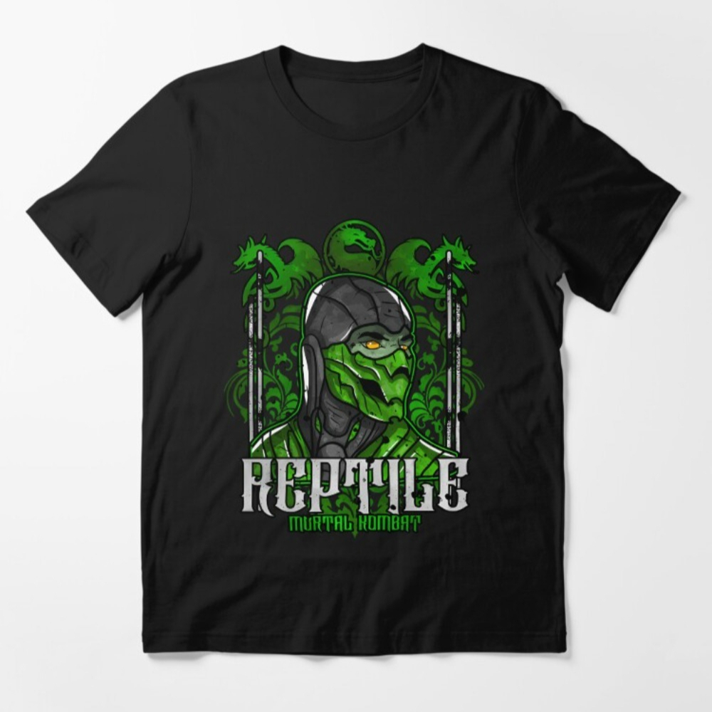 Mortal Kombat Reptile Portrait - Retro Gaming Style recension och pris