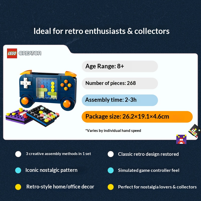 LEGO Creator 3in1 Building Blo - Retro Gaming Games recension och pris