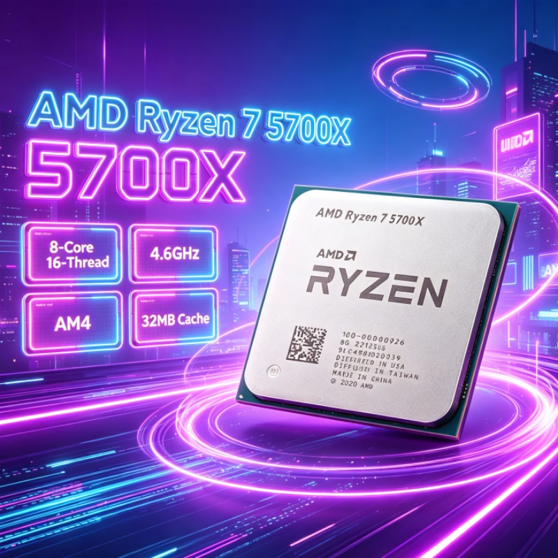AMD Ryzen 7 5700X 8 Core 16 Th - Amd Cpu Ryzen 7 recension och pris
