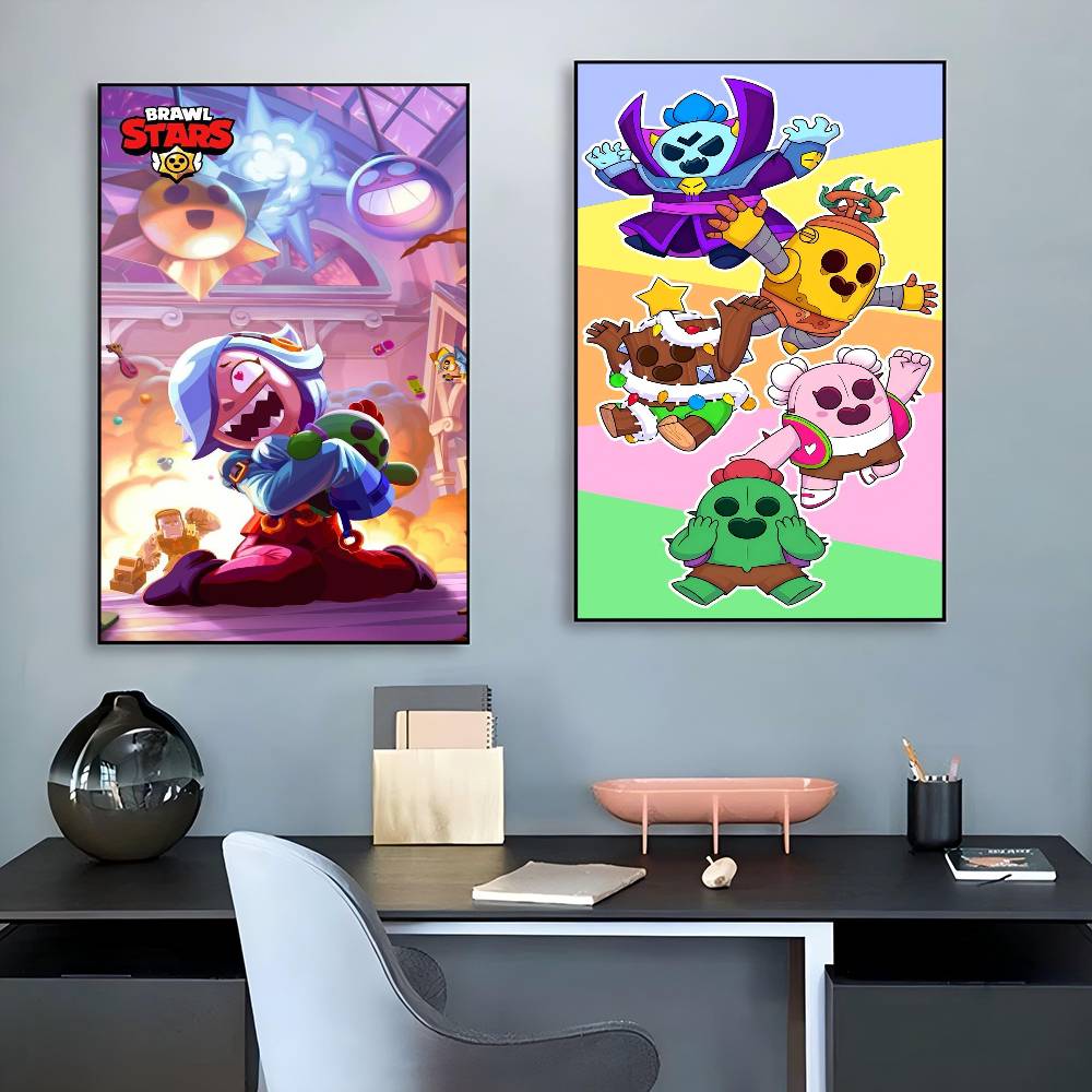 Anime Game Brawl Stars Movie S - Retro Gaming Art recension och pris