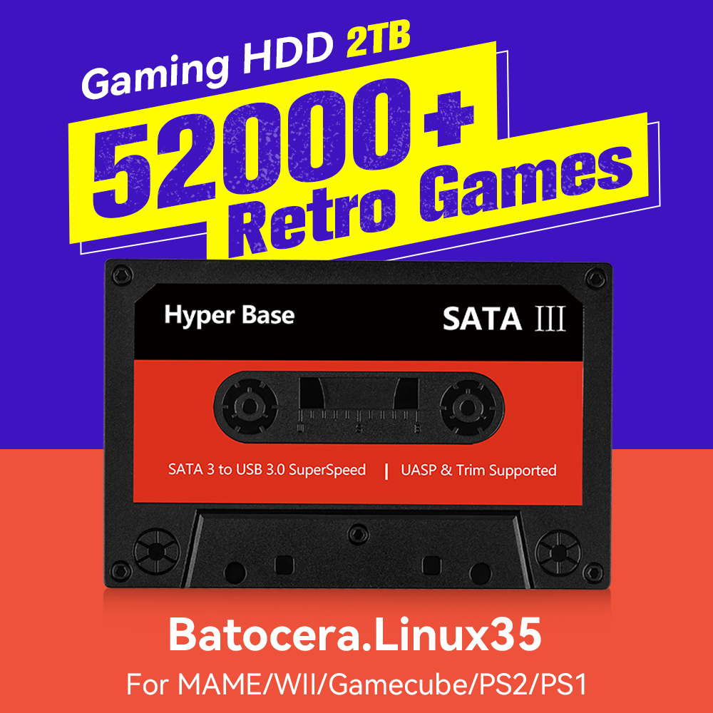 Batocera 500GB/2TB Retro Game  - Retro Gaming Batocera recension och pris
