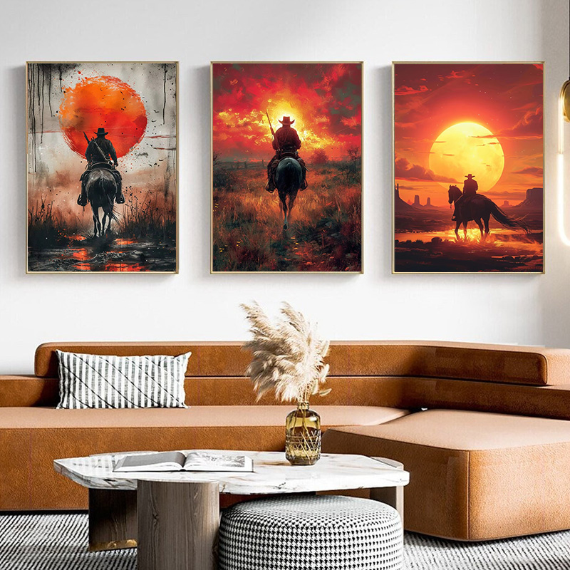 Classic Retro Game Cowboy Char - Retro Gaming Decor recension och pris