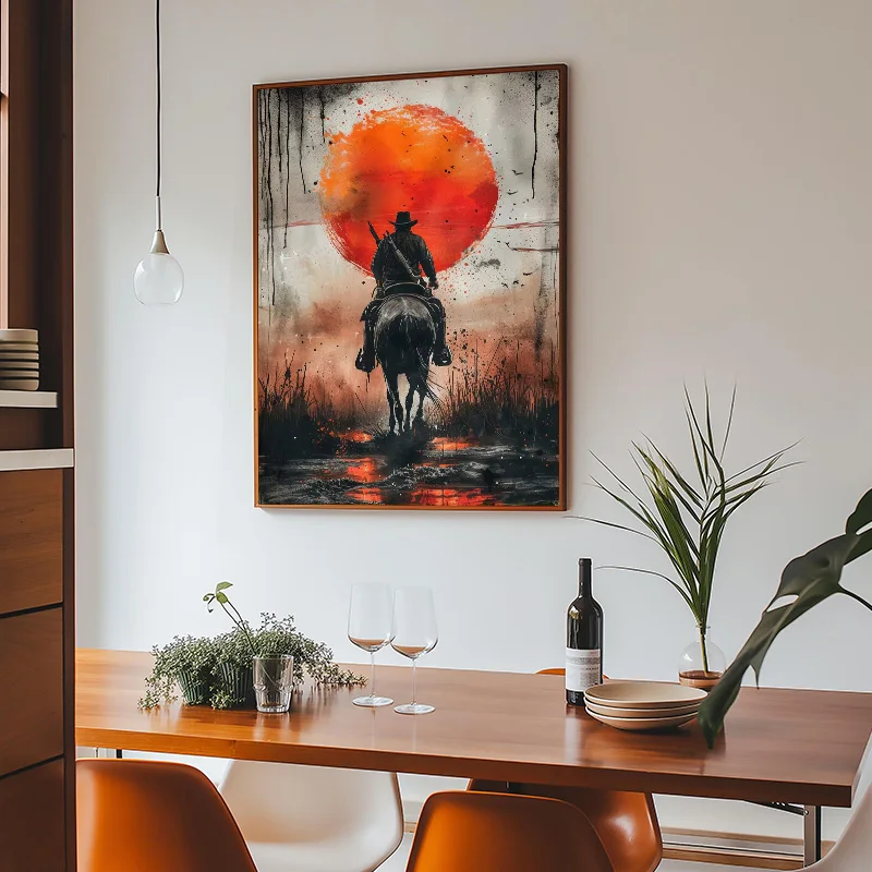 Classic Retro Game Cowboy Char - Retro Gaming Decor recension och pris