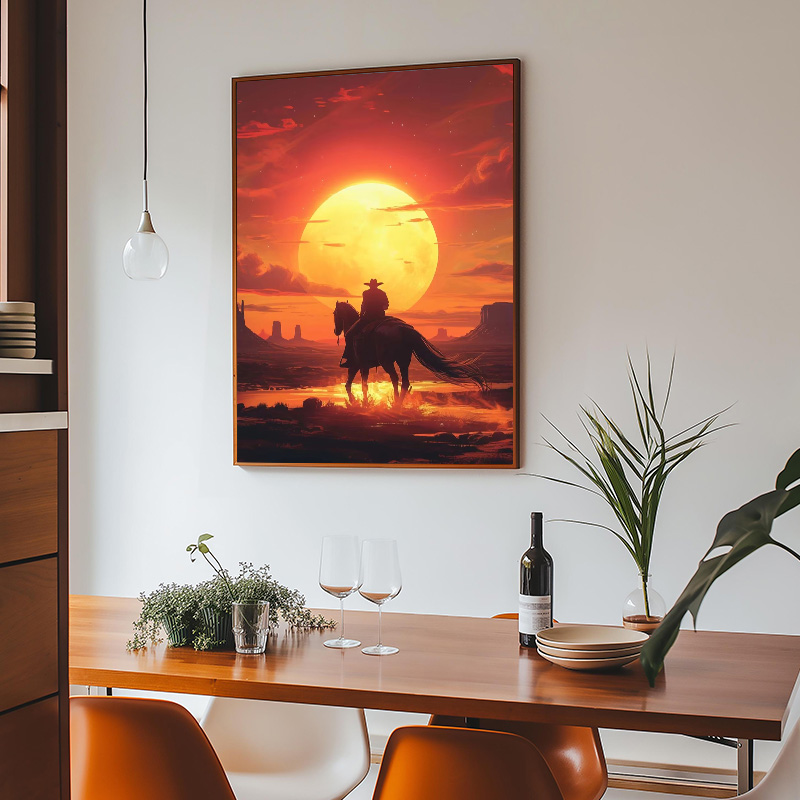 Classic Retro Game Cowboy Char - Retro Gaming Decor recension och pris