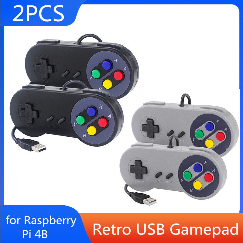2PCs USB Gamepad Retro Gaming  - Retro Gaming Raspberry Pi 4 recension och pris