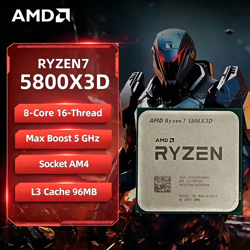 AMD Ryzen 7 5800X3D 8-Core 16- - Amd Cpu Ryzen 7 recension och pris