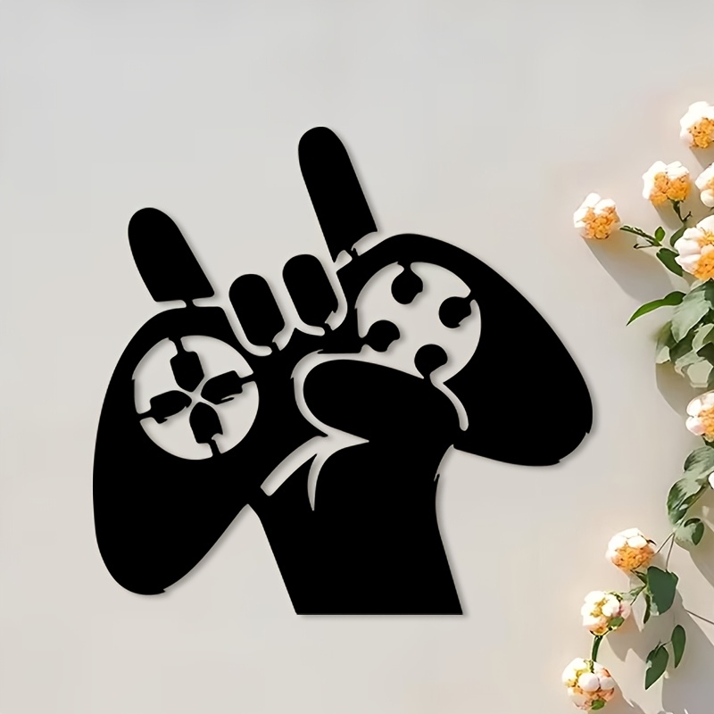 Retro Gaming Hand Metal Wall A - Retro Gaming Decor recension och pris