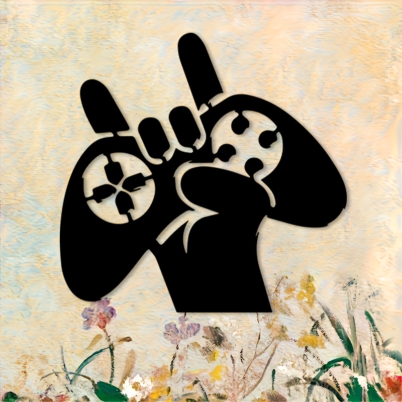 Retro Gaming Hand Metal Wall A - Retro Gaming Decor recension och pris