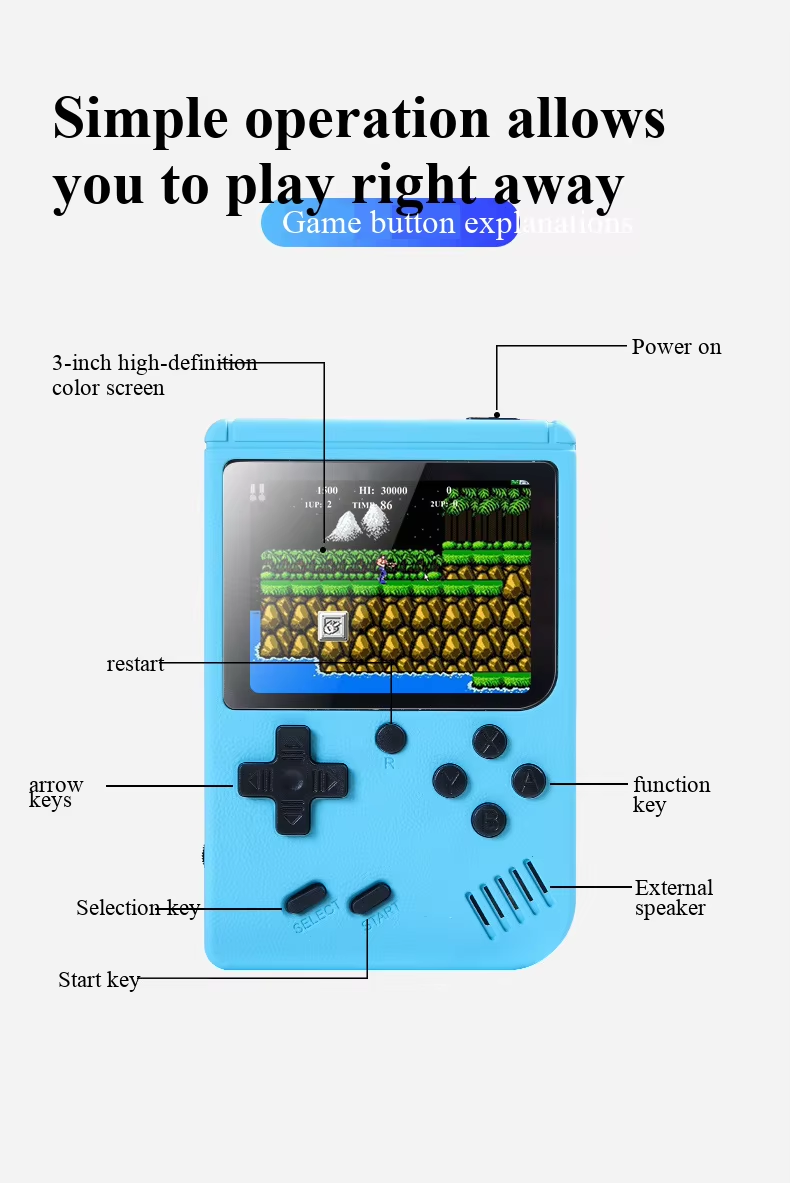 400 In 1 MINI Games Handheld G - Retro Gaming Download recension och pris