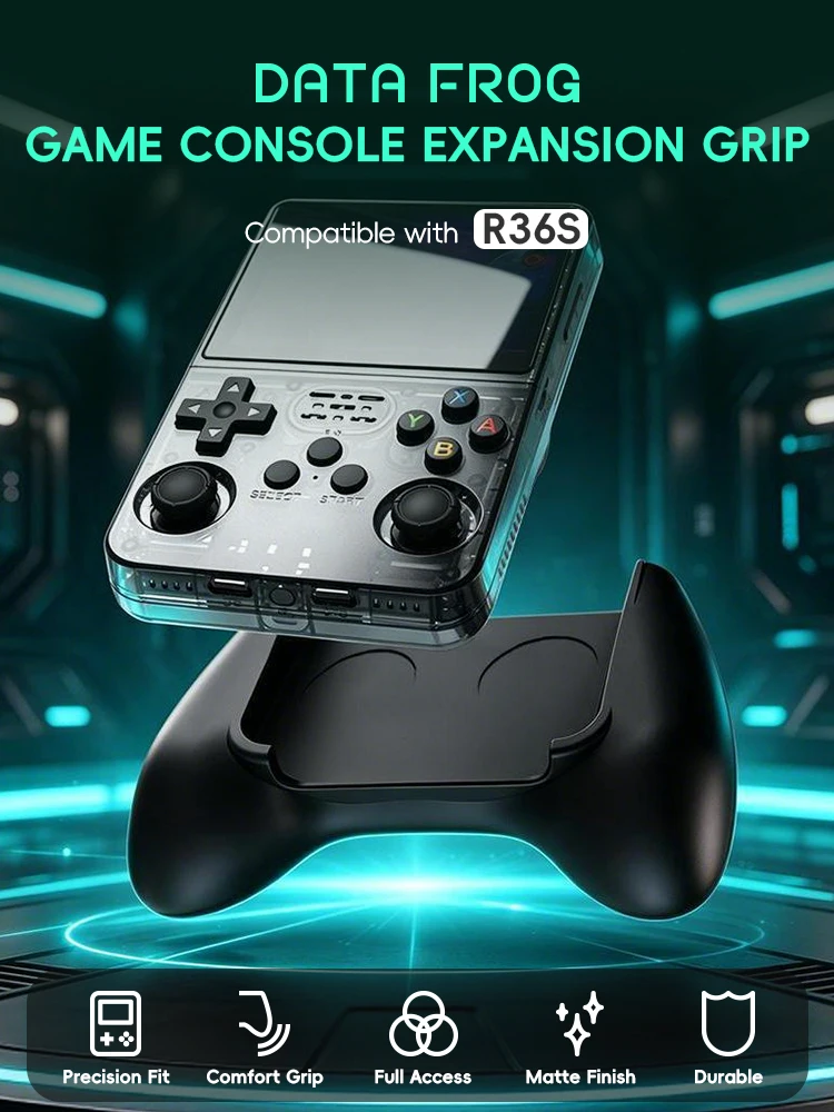 Data Frog R36S Game Grip Ergon - Retro Gaming Download recension och pris