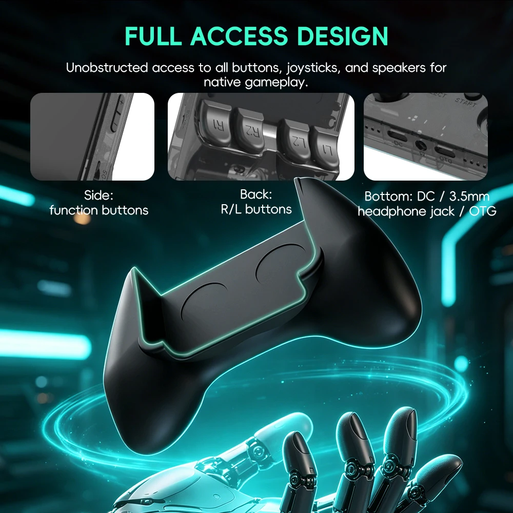 Data Frog R36S Game Grip Ergon - Retro Gaming Download recension och pris