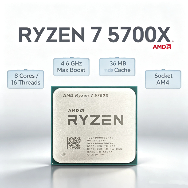 AMD Ryzen 7 5700X Gaming Deskt - Amd Cpu Ryzen 7 recension och pris
