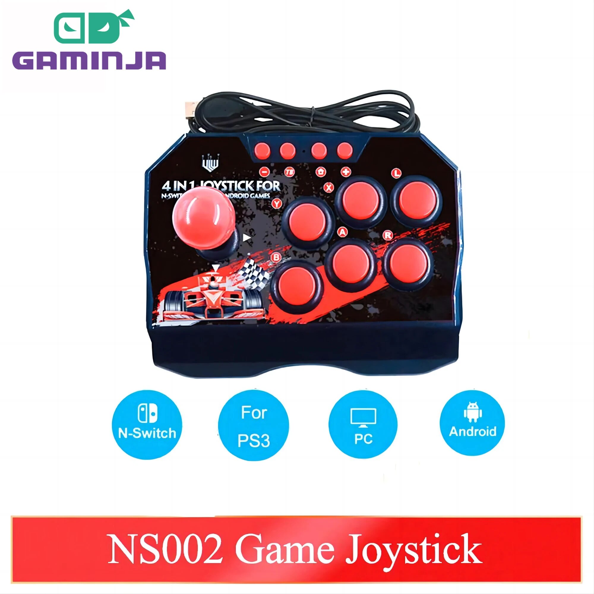 GAMINJA NS002 4 In 1 Retro Arc - Retro Gaming Raspberry Pi 4 recension och pris