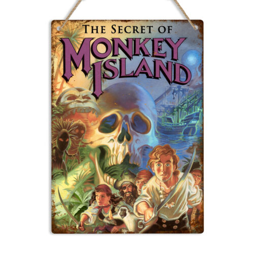 MONKEY ISLAND Amiga Vintage Re - Retro Gaming Decor recension och pris