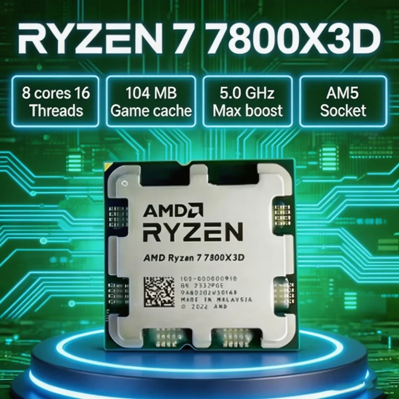 AMD Ryzen 7 7800X3D R7 7800X3D - Amd Cpu Ryzen 7 recension och pris