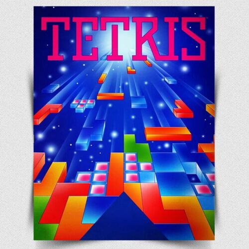 TETRIS METAL SIGN PLAQUE - Ret - Retro Gaming Games recension och pris