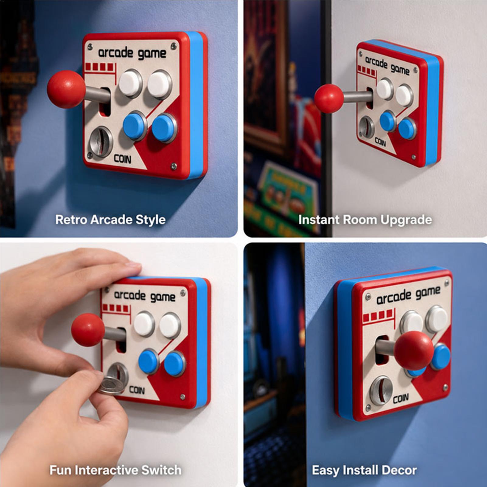 Creative Retro Arcade Game Lig - Retro Gaming Decor recension och pris