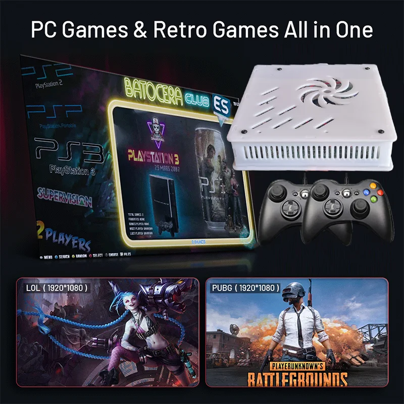 X8 Retro Game Console Upgrade  - Retro Gaming Batocera recension och pris