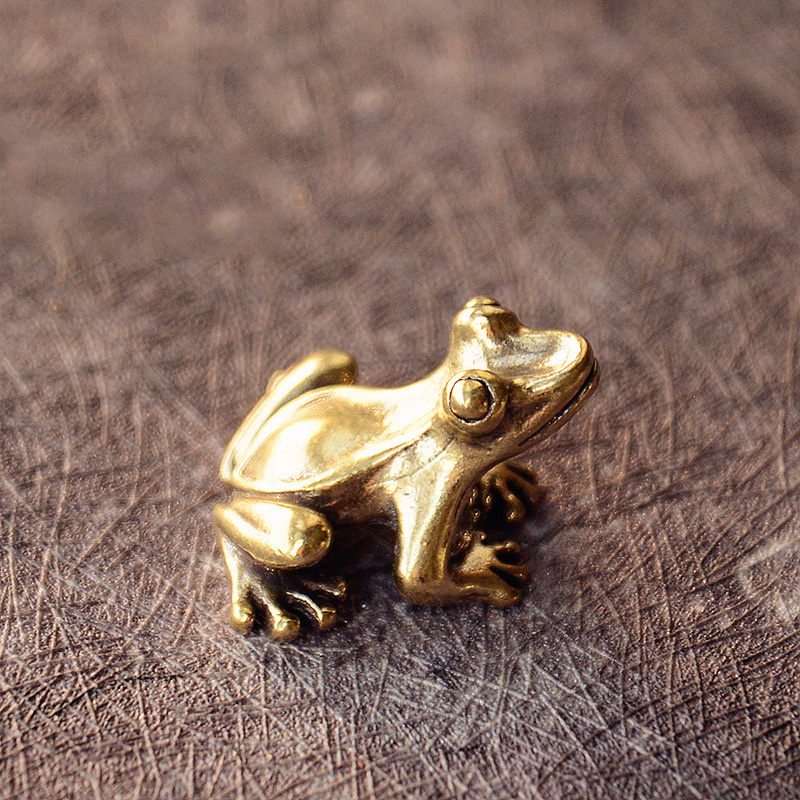Retro Copper Small Cute Frog F - Retro Gaming Decor recension och pris