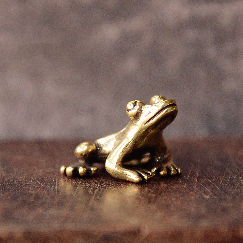 Retro Copper Small Cute Frog F - Retro Gaming Decor recension och pris