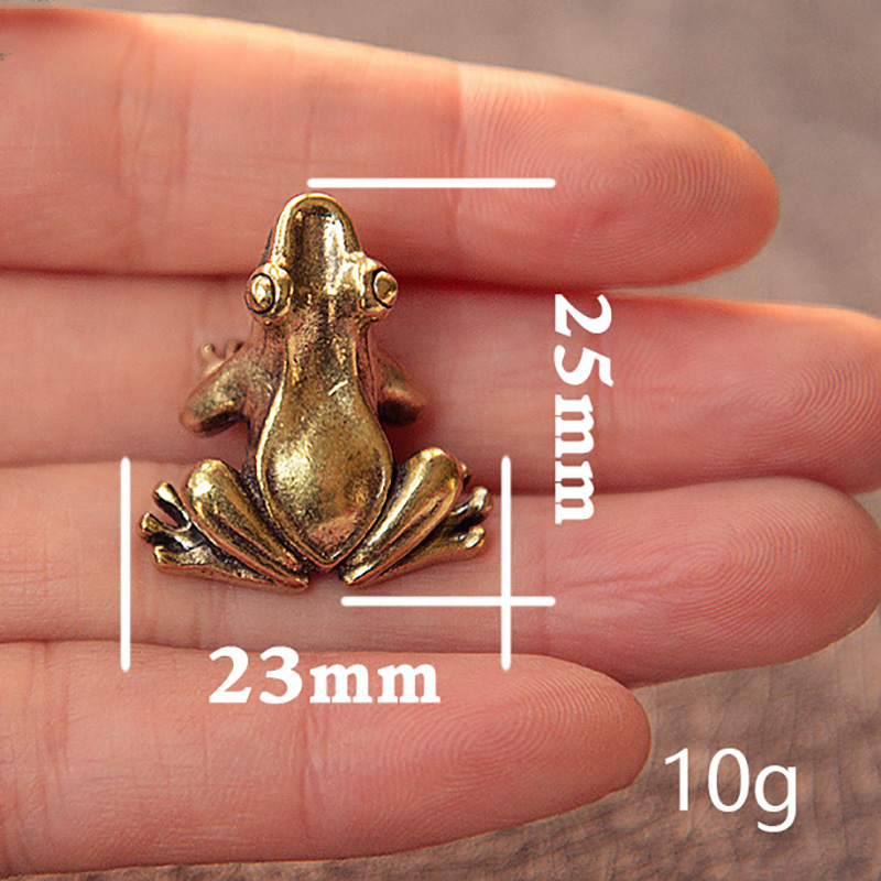 Retro Copper Small Cute Frog F - Retro Gaming Decor recension och pris