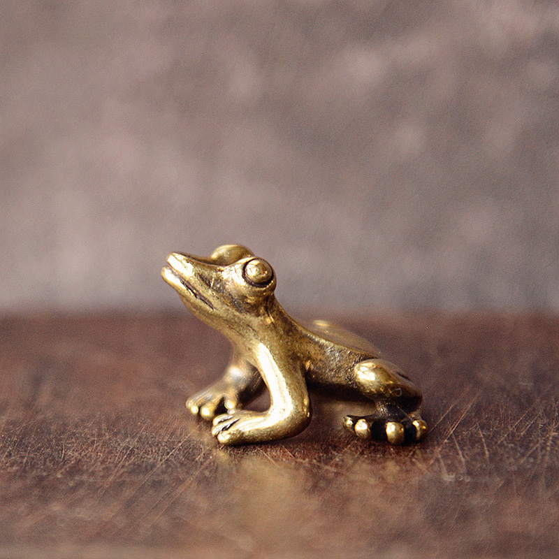 Retro Copper Small Cute Frog F - Retro Gaming Decor recension och pris