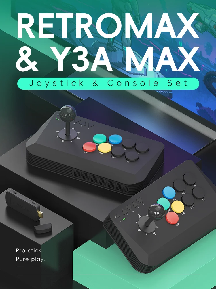 Wireless Y3A Max Arcade Stick  - Retro Gaming Download recension och pris