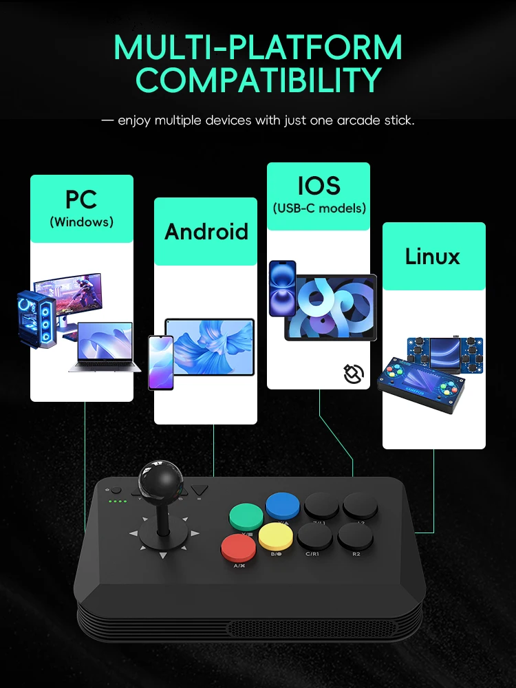 Wireless Y3A Max Arcade Stick  - Retro Gaming Download recension och pris