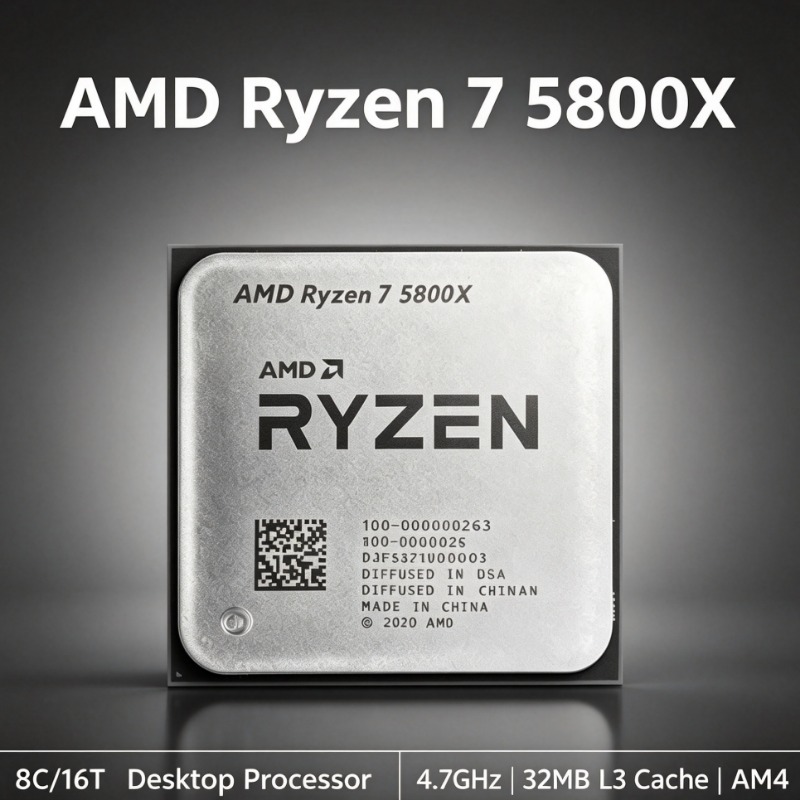 AMD Ryzen 7 5800X For AM4 Seri - Amd Cpu Ryzen 7 recension och pris