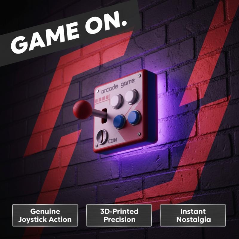Retro Arcade Game Button Switc - Retro Gaming Style recension och pris