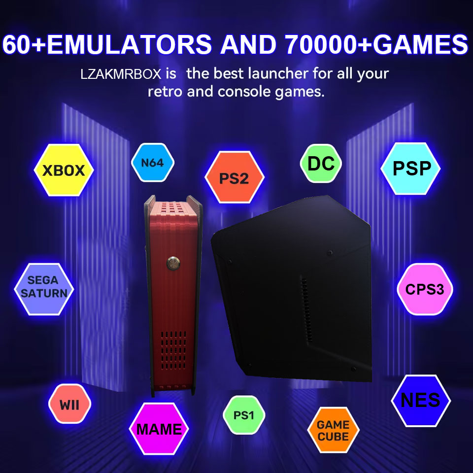 X4 Retro Family Video Game Con - Retro Gaming Batocera recension och pris