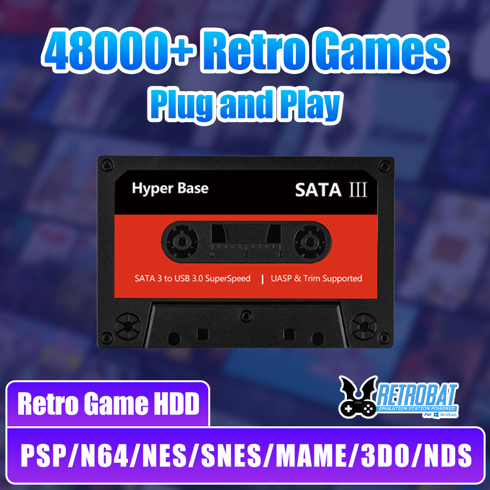 Batocera 500G Game Hard Drive  - Retro Gaming Batocera recension och pris