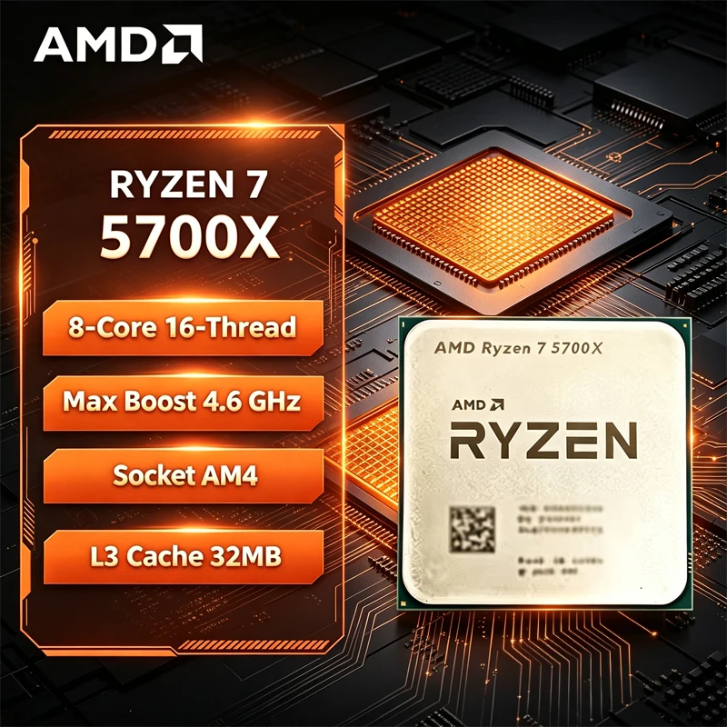 AMD Ryzen 7 5700X AMD R7 5700X - Amd Cpu Ryzen 7 recension och pris