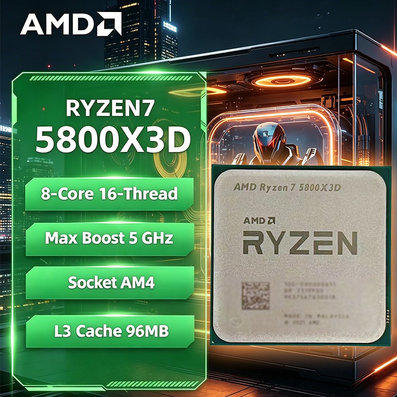 96MB Large Cache AMD Ryzen 7 5 - Amd Cpu Ryzen 7 recension och pris